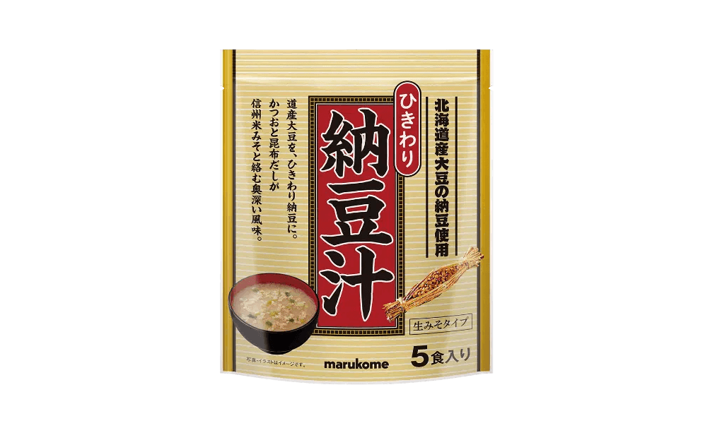 雪国の郷土料理・納豆汁を 即席みそ汁で手軽に