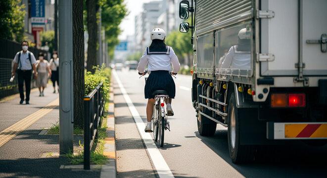 自転車との接触事故が急増中ーー安全な追い抜き方と2026年交通ルール改正ポイント