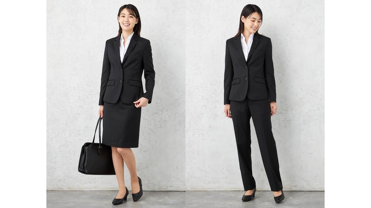 レディースブラックセットアップ「STOVEL&MASON」新発売！ イタリア老舗服地メーカーREDA社製生地の本格仕様