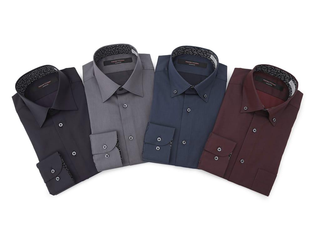 華やかな装いを演出！「ソラーロ ダークカラードレスシャツ」新発売。全国のはるやま店舗で11月21日（金）より販売開始