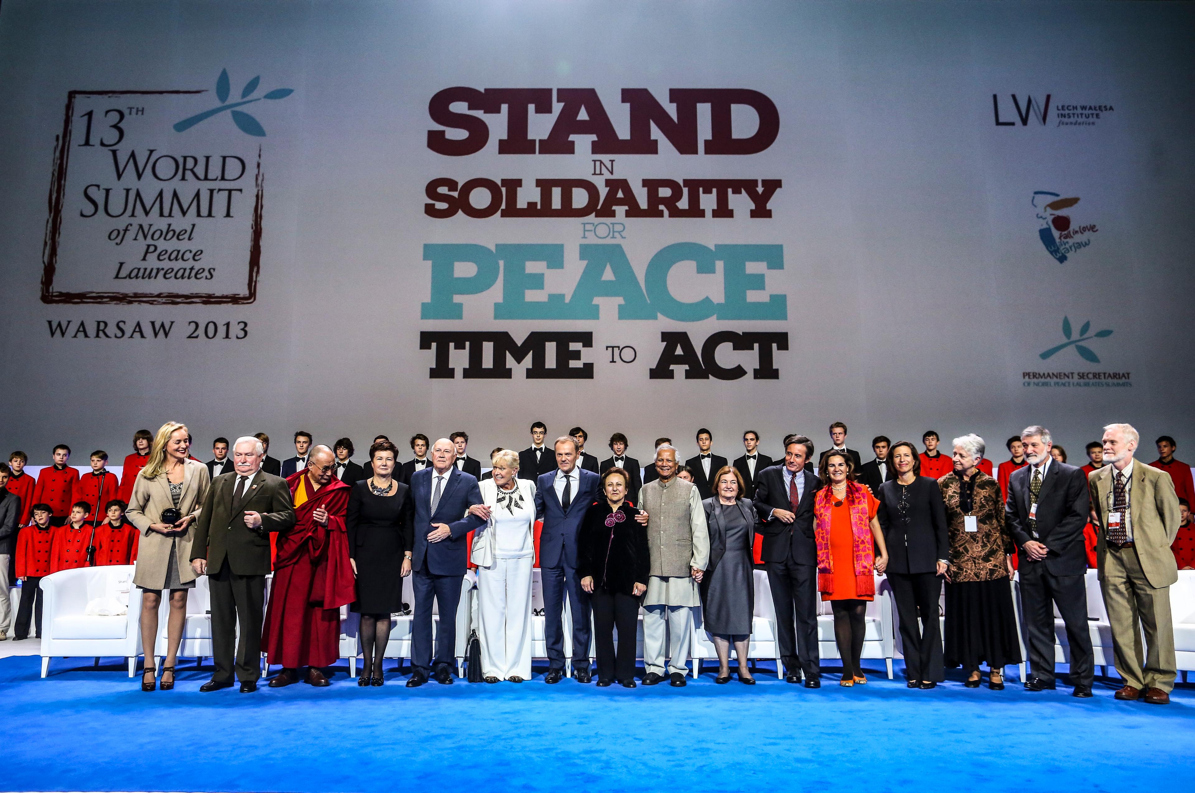 ノーベル平和賞受賞者が集う場所：世界平和への提言と次世代育成